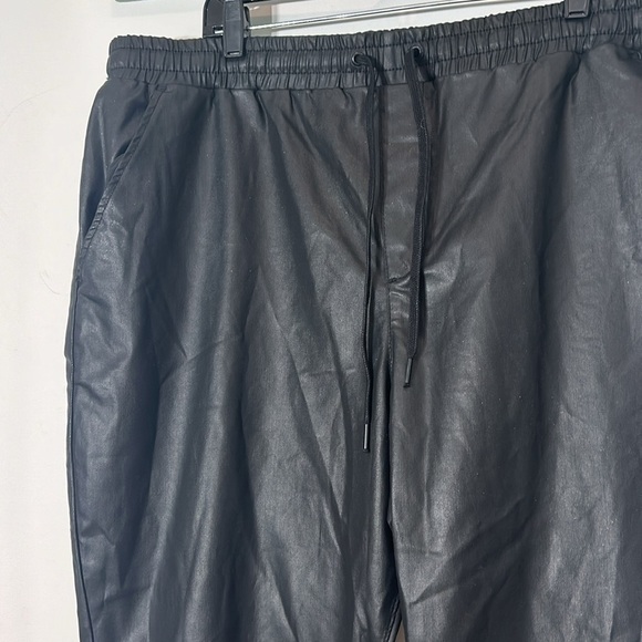 Sanctuary anthropologie plus size women’s faux leather jogger pants size 3X nwot - Picture 2 of 6